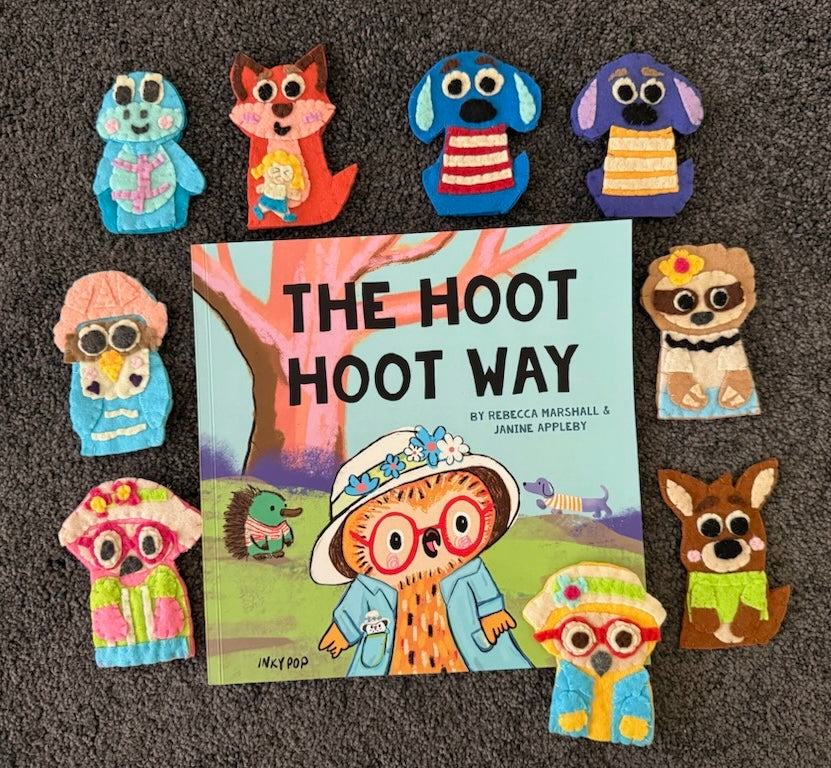 The Hoot Hoot Way & Finger Puppet Set