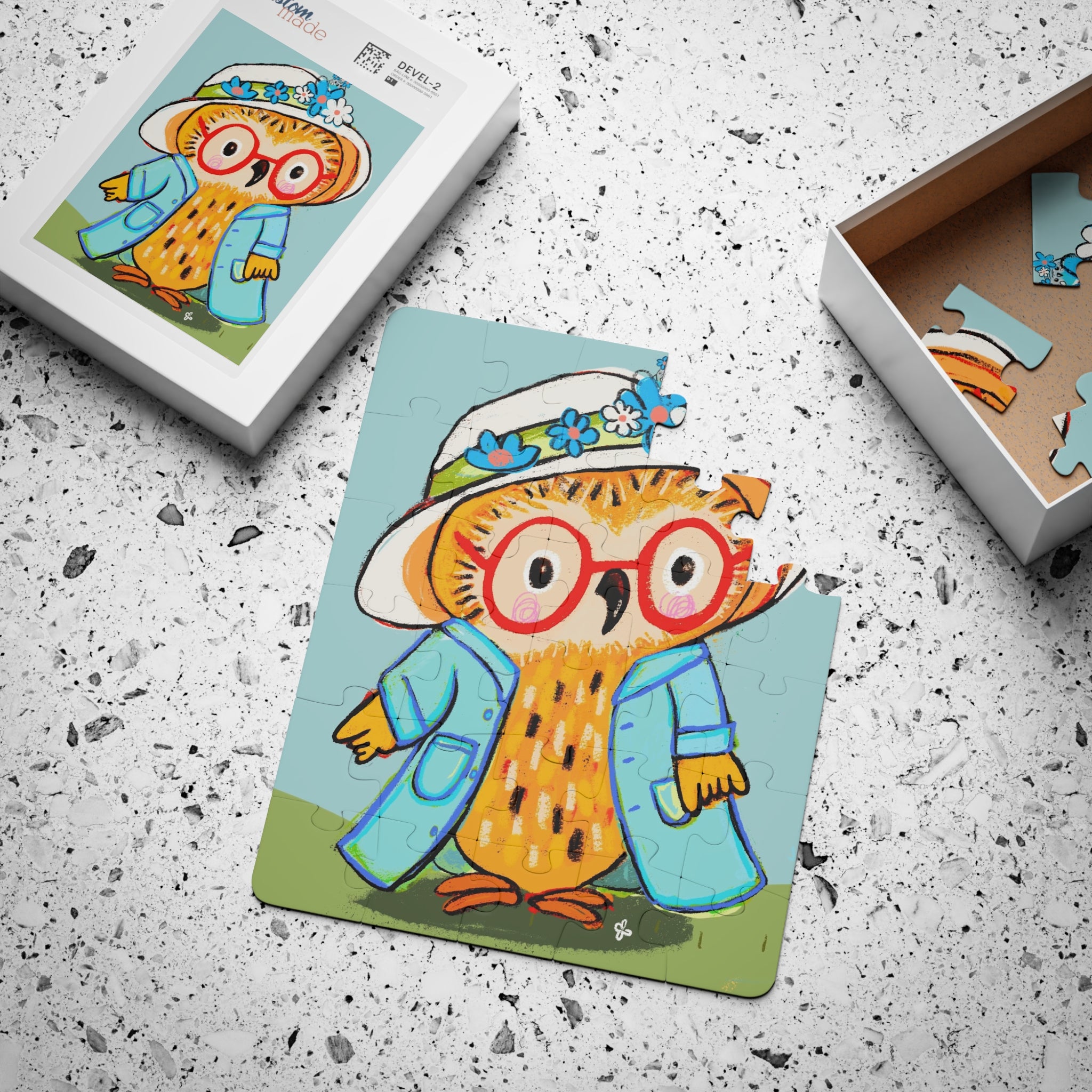 Kids' Puzzle, Miss Owl Fun 30-Piece Puzzle - Can you spot Benny?