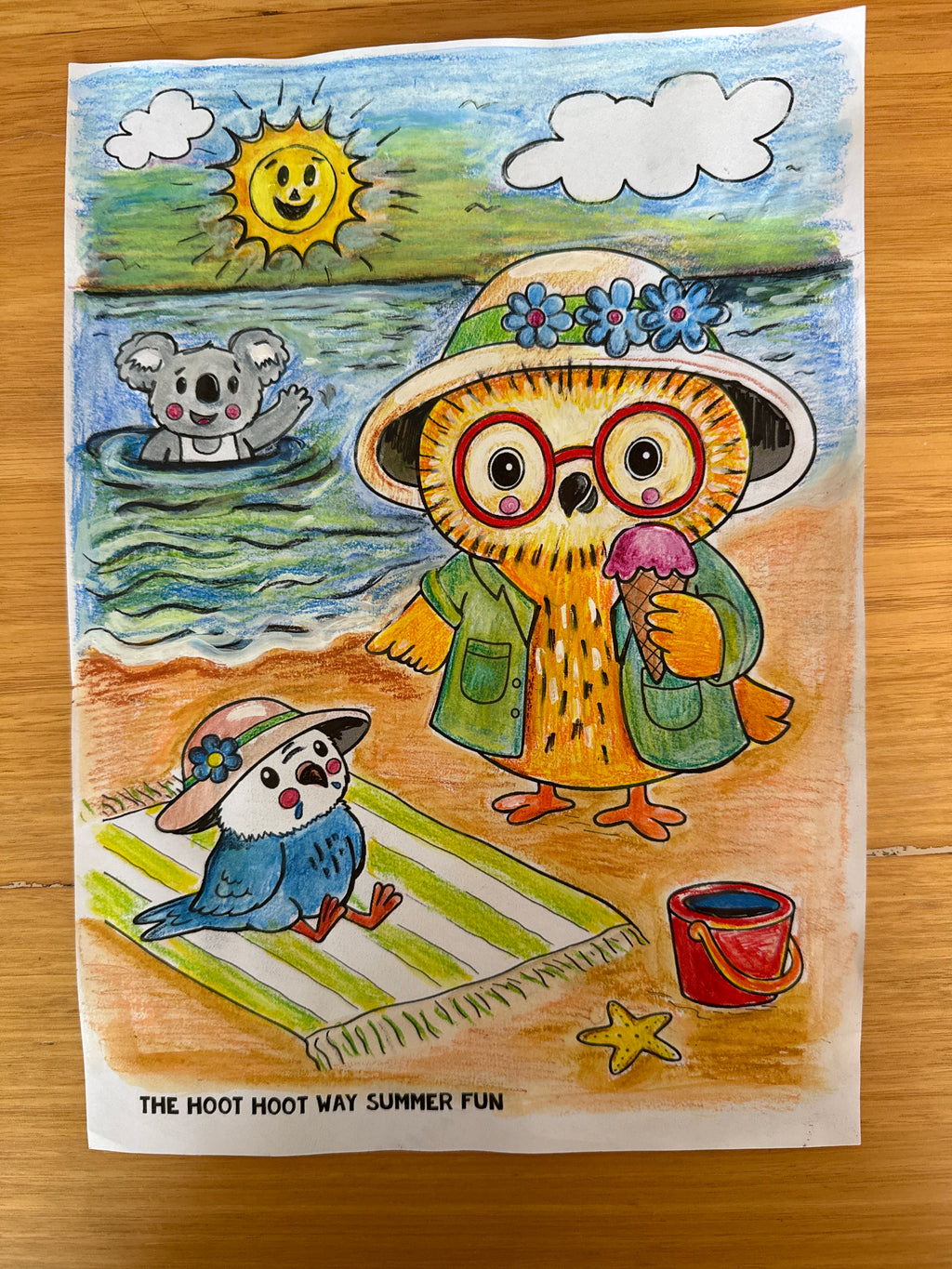 FREE Summer Fun Colouring Download