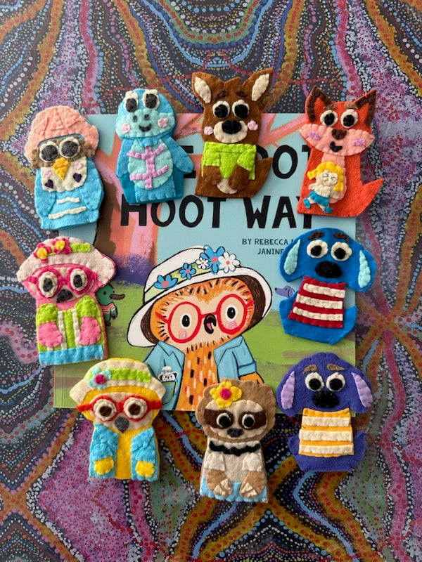 The Hoot Hoot Way & Finger Puppet Set
