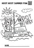 FREE Summer Fun Colouring Download - Sailing